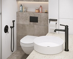 Timo Смеситель для раковины Arisa 5311/03F черный – фотография-2